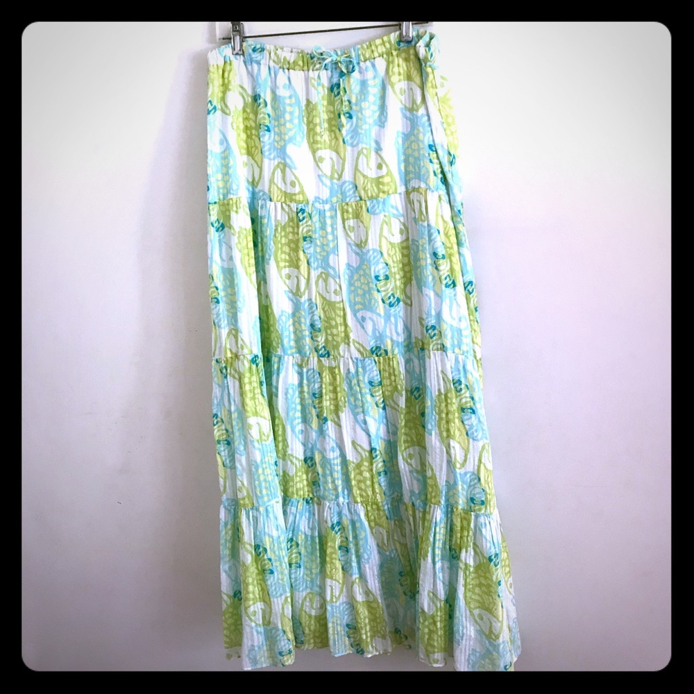 Lilly Pulitzer Off the Hook Nola Maxi Skirt